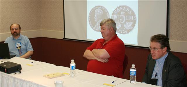 Henry Nienhuis, Rob Turner and Tony Hine at the CEVNA meeting